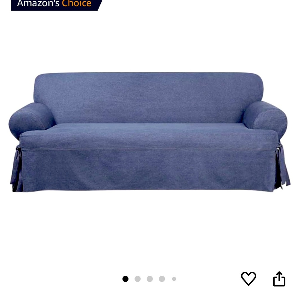 Surefit Blue Sofa Slipcover